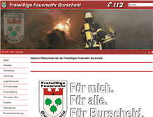 Tablet Screenshot of feuerwehr-burscheid.de
